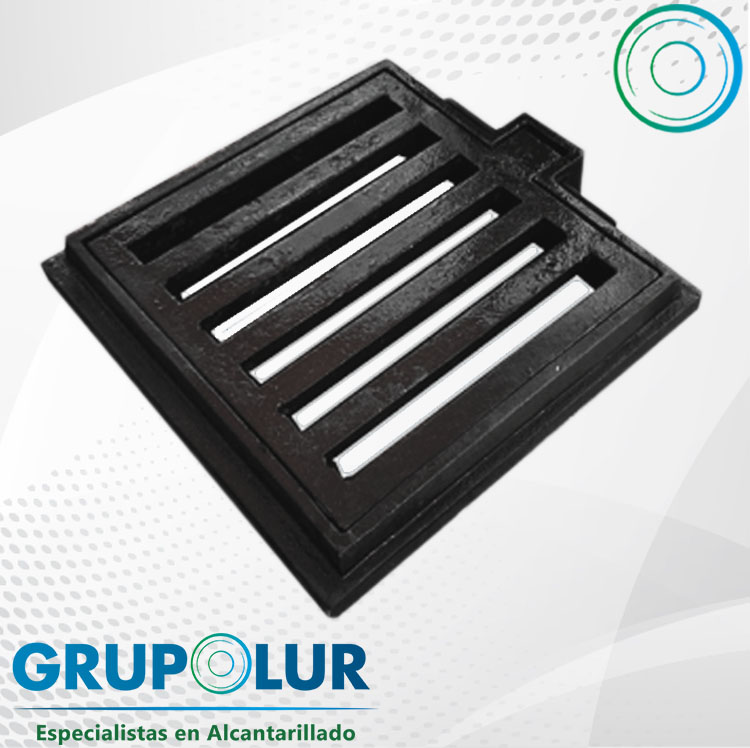 rejilla 50x50 de fierro fundido
